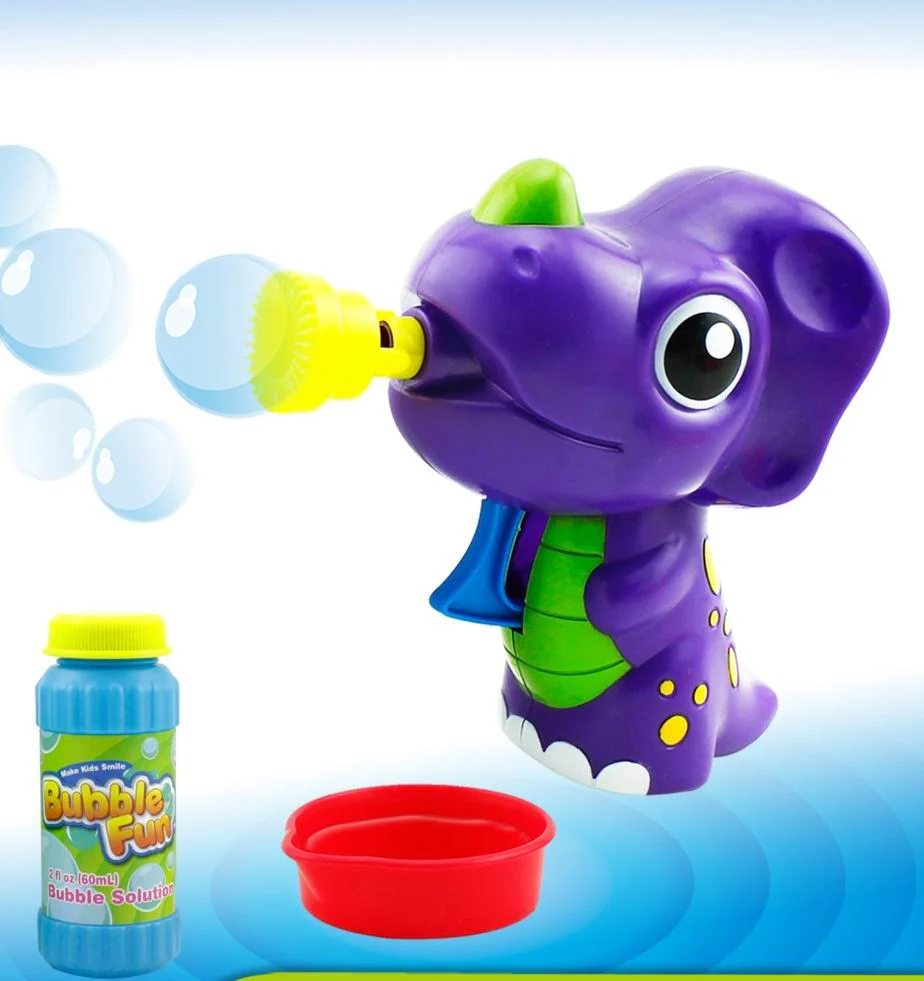 יורה בועות סבון דינוזאור סגול עם מילוי 60 מל - Image 2