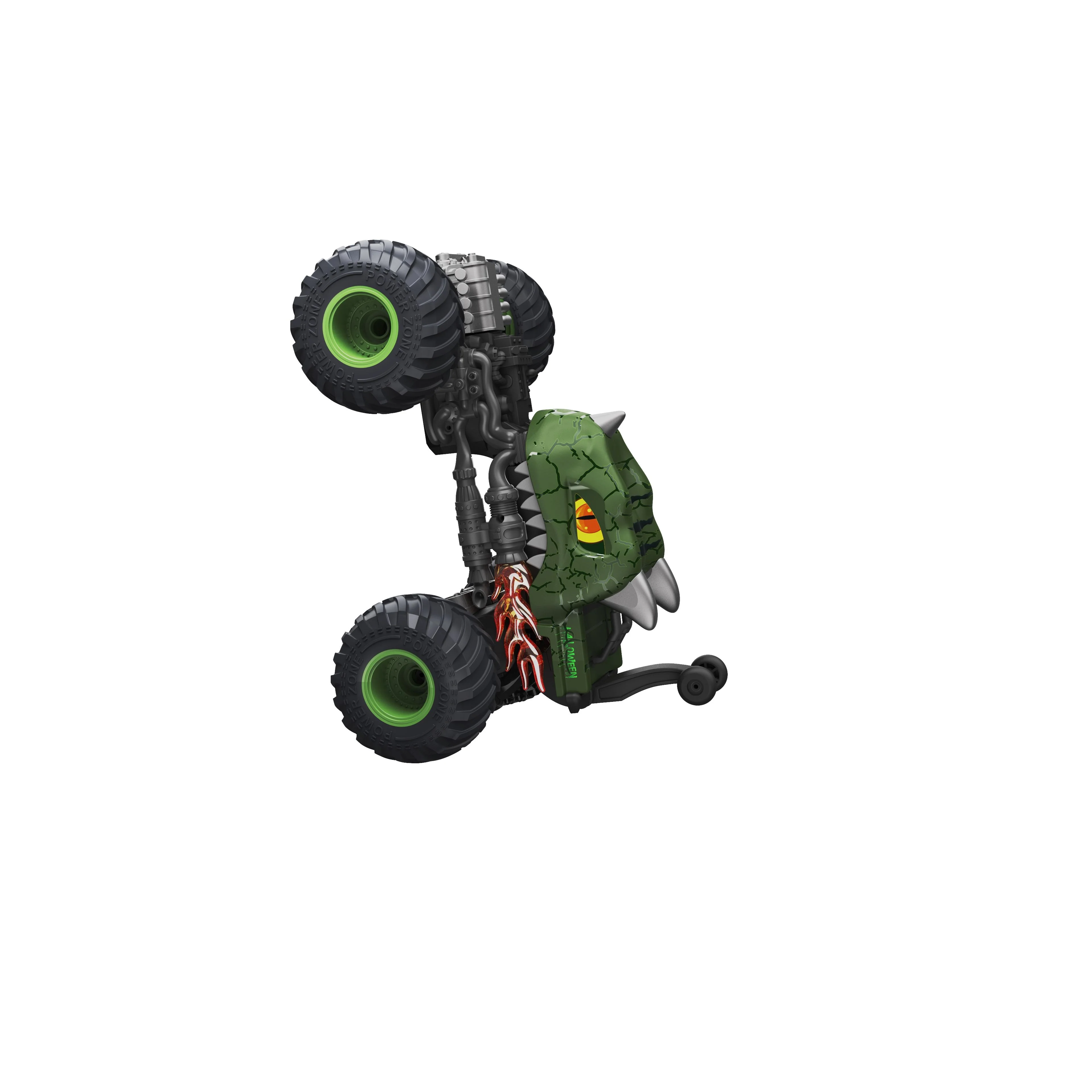 מכונית על שלט פעלולים דינוזאור 1:16 כחול - Image 5