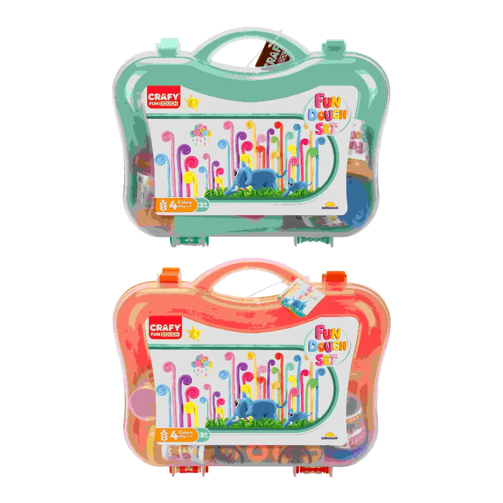 מזוודת עיצוב בבצק עם אביזרים 200 גרם - Image 6
