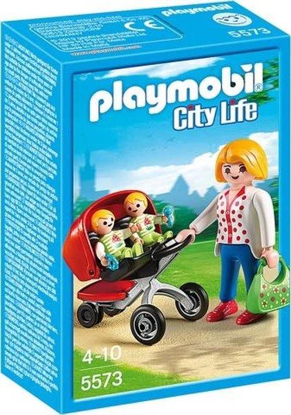 פליימוביל אמא עם עגלת תאומים 5573