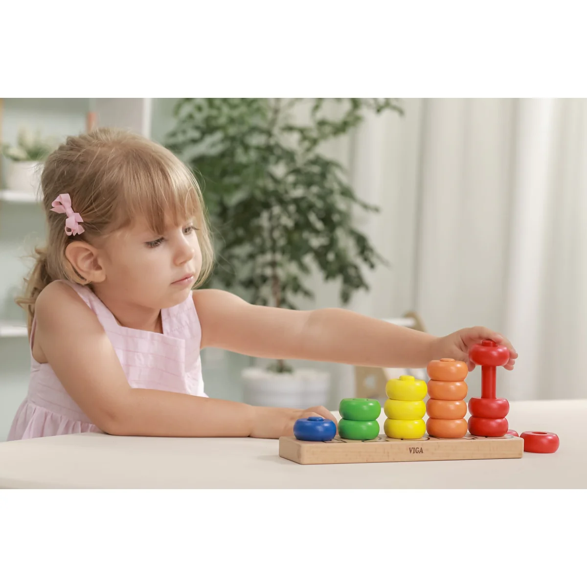 התאמת כמות למספר צעצועי עץ VIGA - Image 3