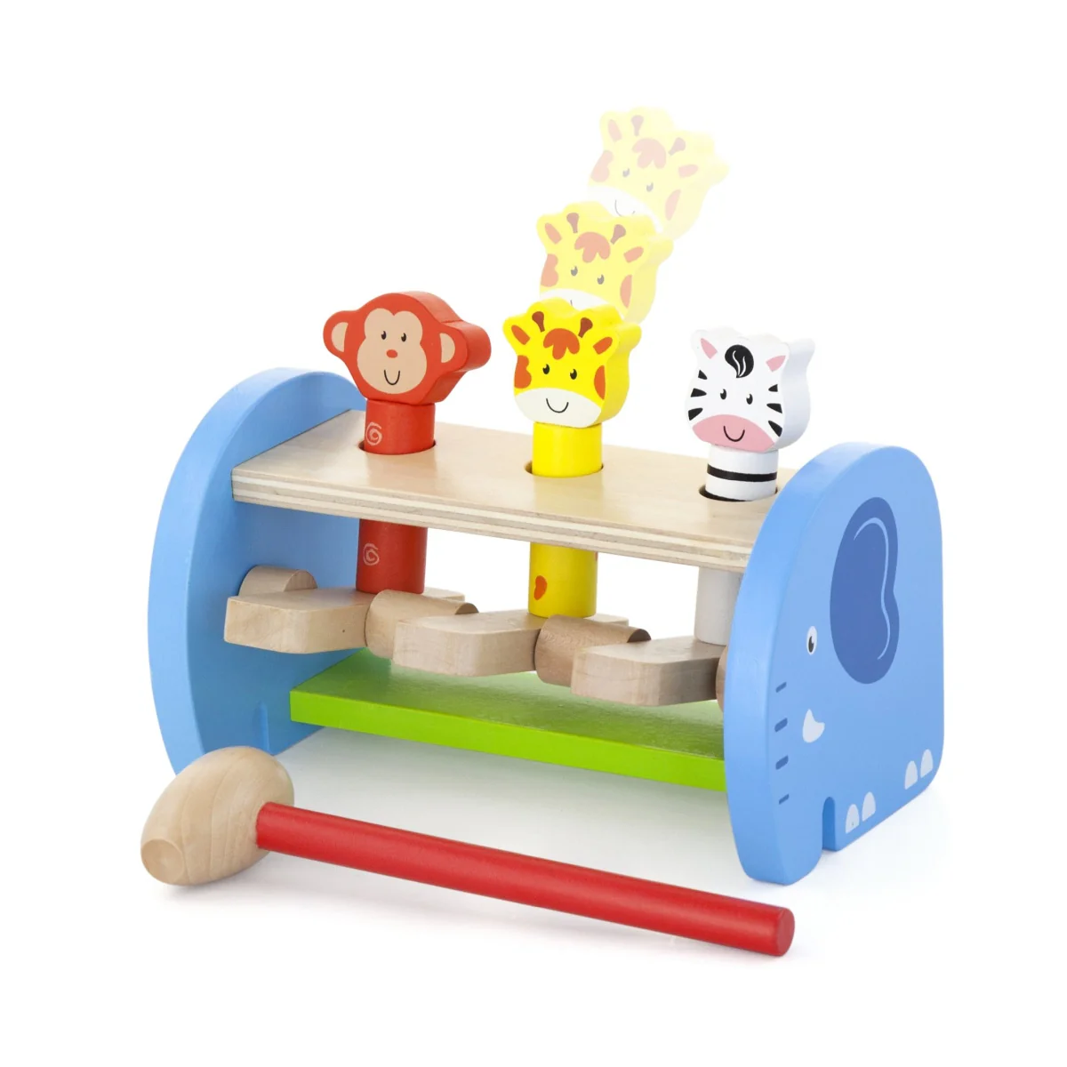 הכה בפטיש חיות צעצועי עץ VIGA - Image 3