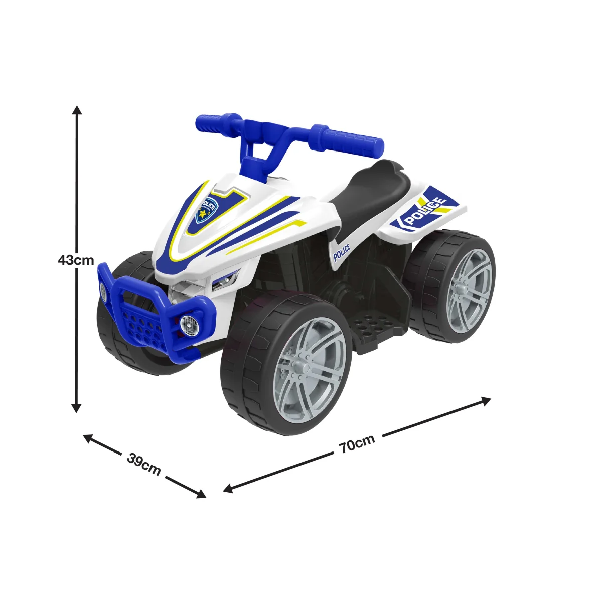 טרקטורון ממונע משטרה 6 וולט - Image 6