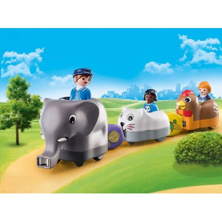 פליימוביל רכבת חיות 70405 - Image 2