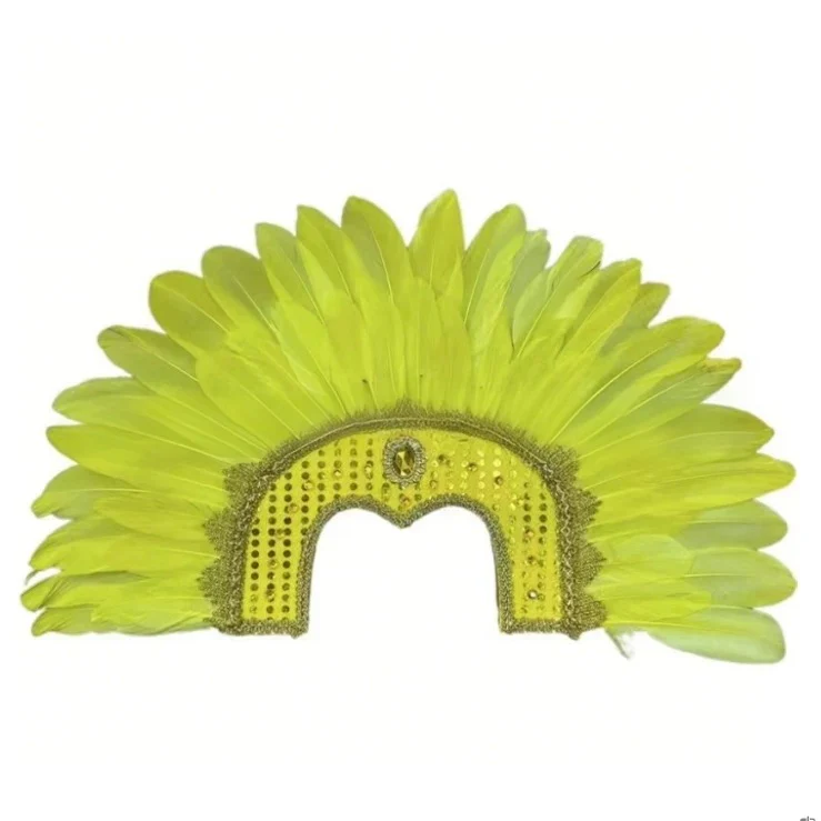 סרט ראש נוצות מיקס 6 צבעים - Image 6