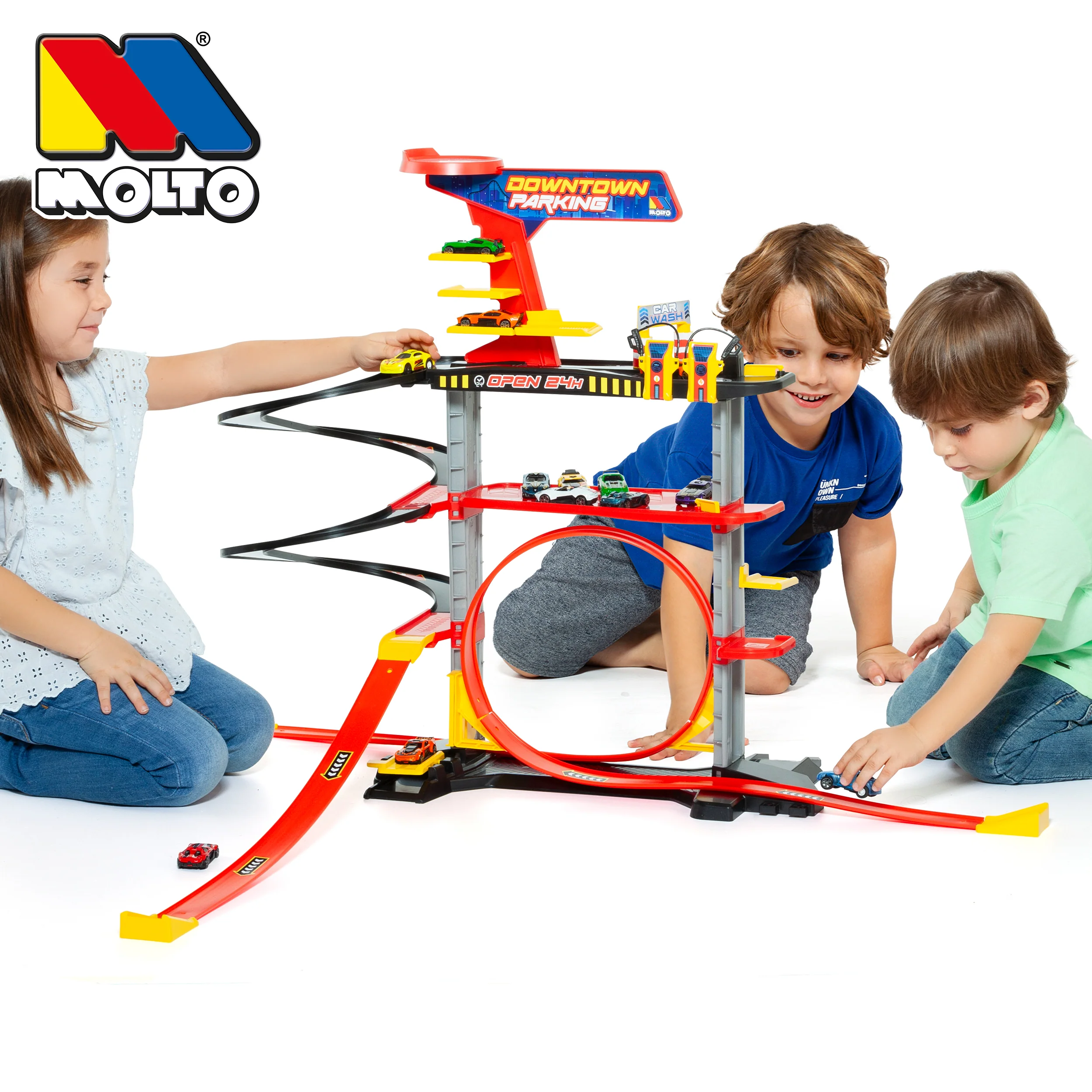 חניון מכוניות עם 5 קומות לולאה ו-2 מכוניות - Image 2