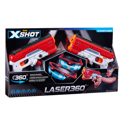 שני רובי לייזר X-Shot