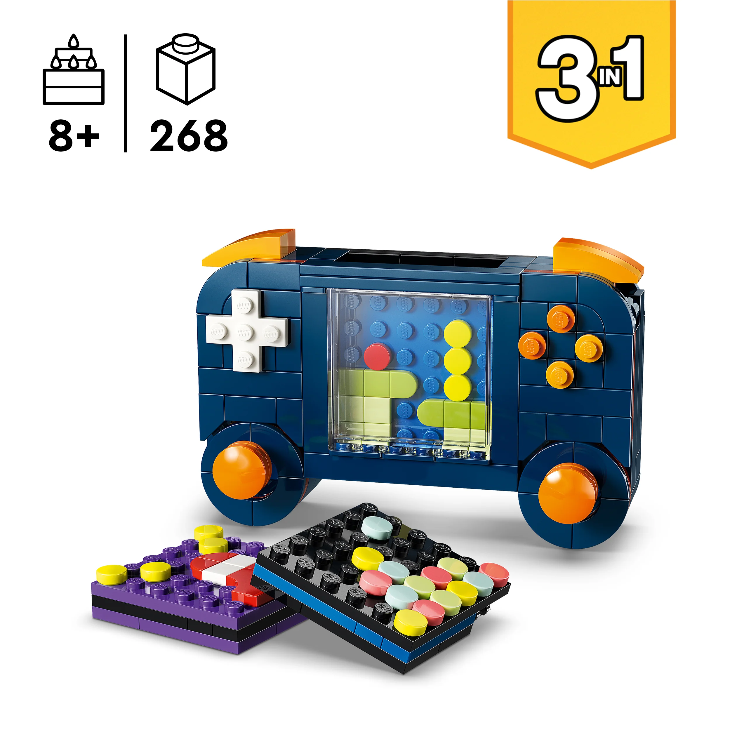 לגו קריאטור 3 ב-1 קונסולת משחק רטרו 31380 - Image 2
