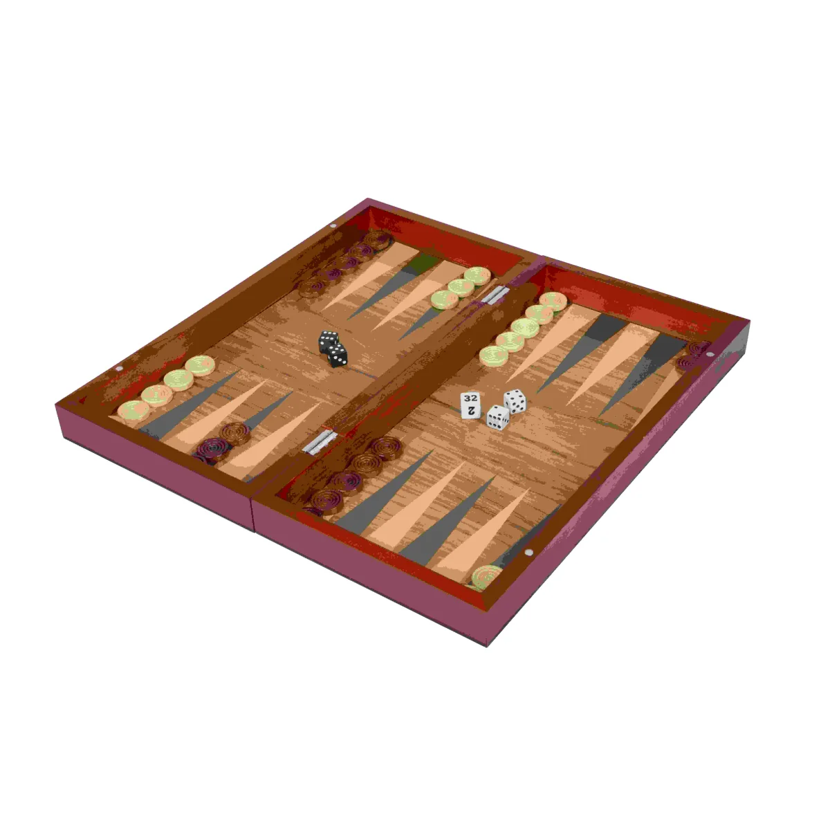משחק 3 ב 1 שחמט שש בש ודמקה - Image 2