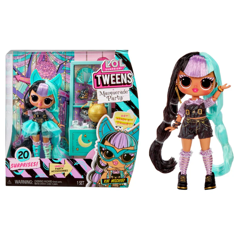 בובת LOL Tweens נשף מסכות - קאט