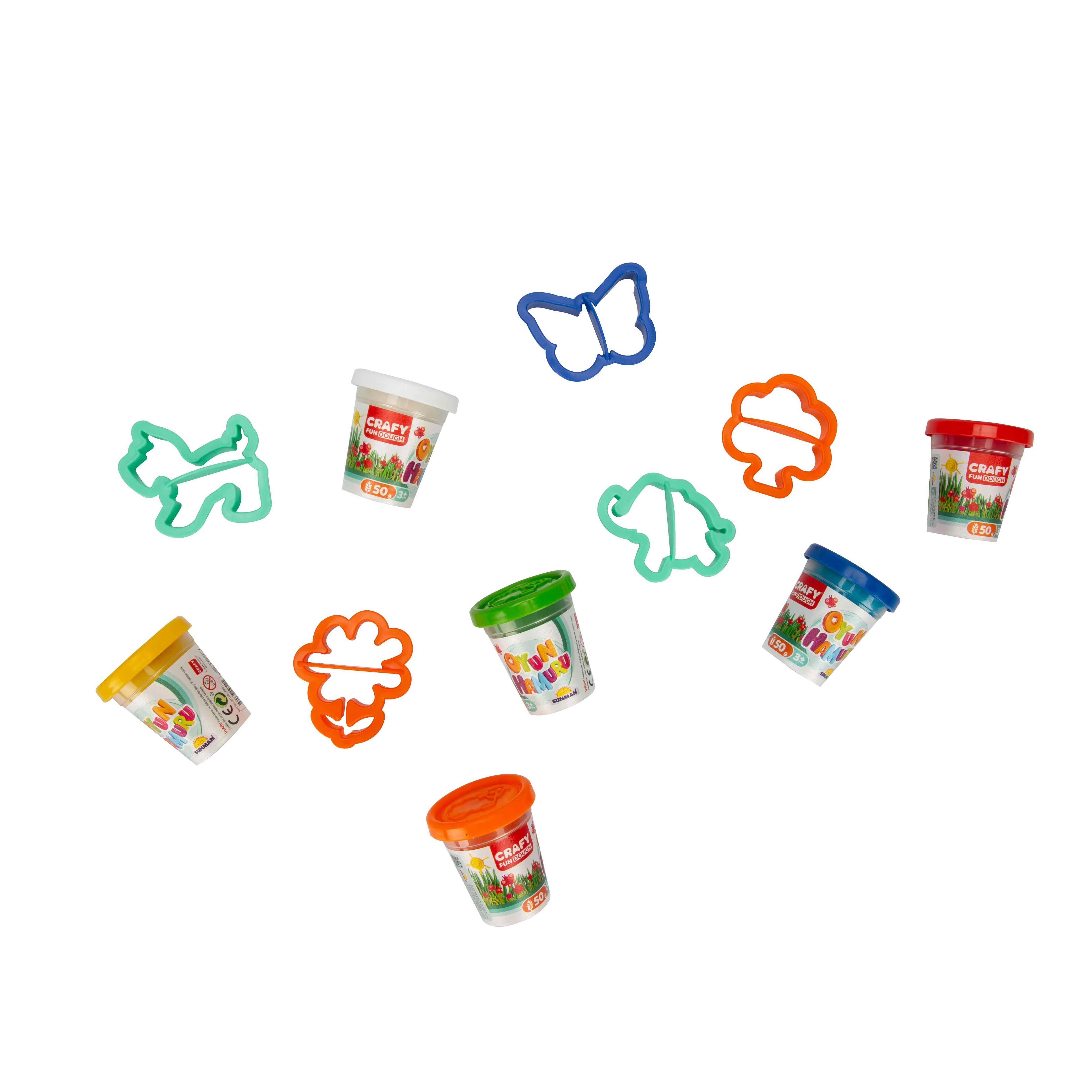 סט 6 בצקים בגליל ואביזרים 300 גרם - Image 2