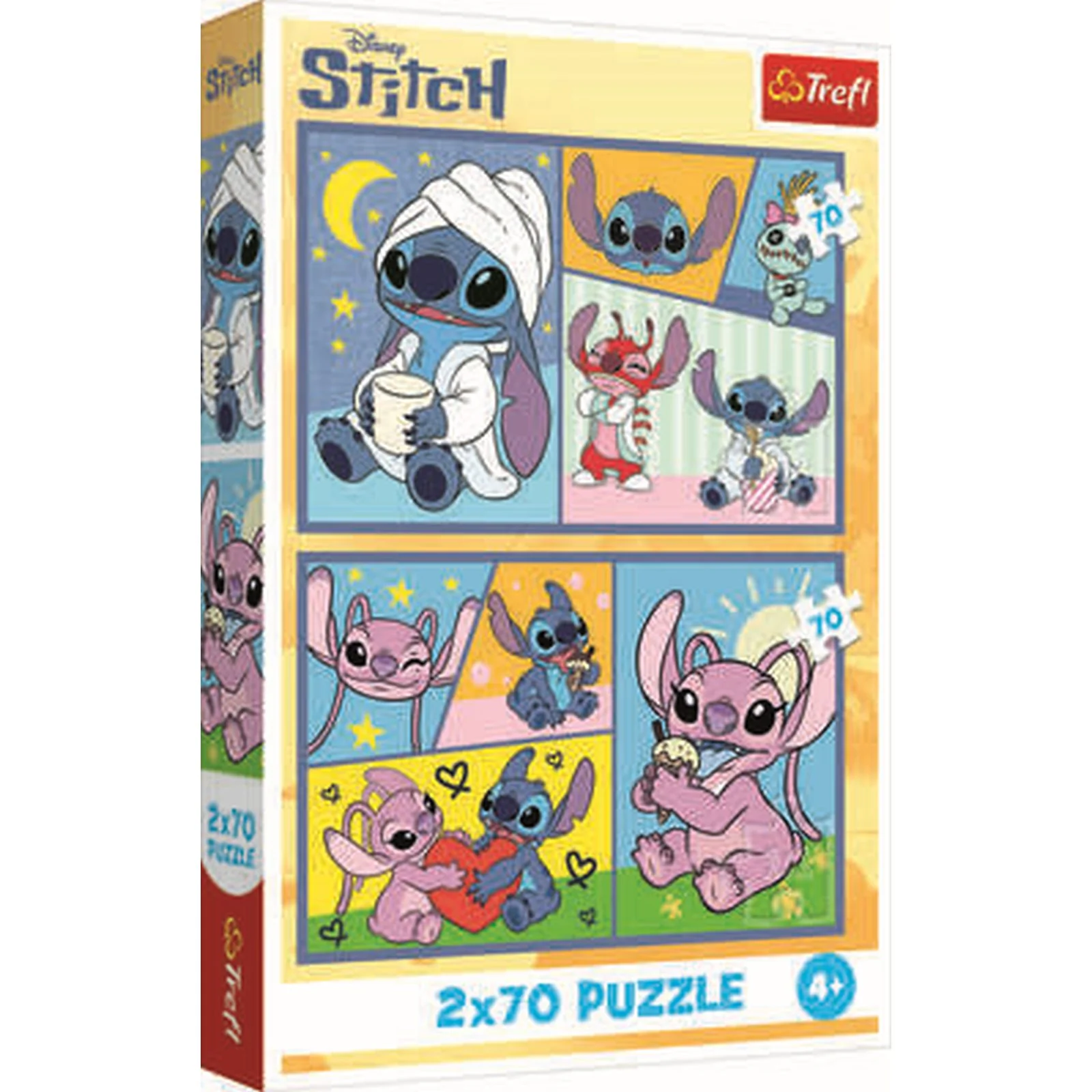 2 פאזלים 70 חלקים דיסני לילו וסטיץ'